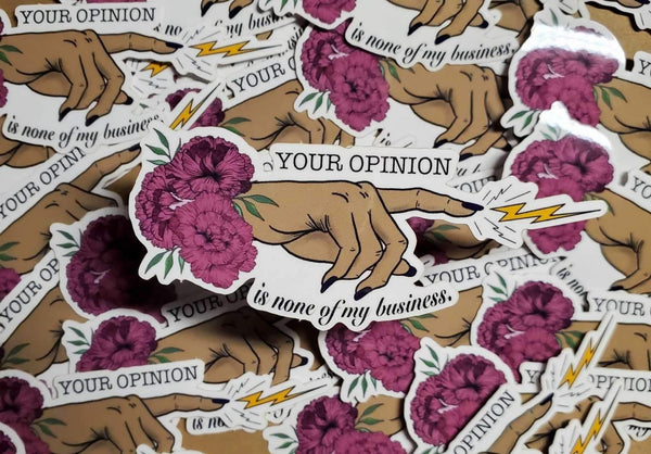 Your Opinion Sticker