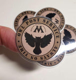 Owl Post Sticker