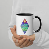 As Above So Below Mug with Color Inside