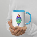 As Above So Below Mug with Color Inside