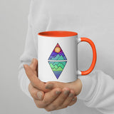 As Above So Below Mug with Color Inside