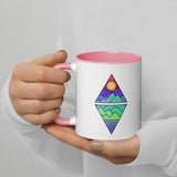 As Above So Below Mug with Color Inside