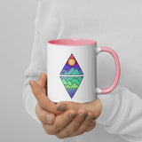 As Above So Below Mug with Color Inside