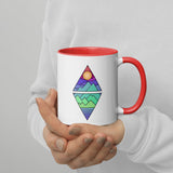 As Above So Below Mug with Color Inside