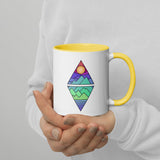 As Above So Below Mug with Color Inside
