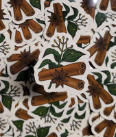 Cinnamon and Star Anise Sticker