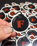 F Bomb Sticker