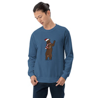 Barely Lit Santa Bear Unisex Sweatshirt