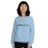 Barely Lit Black Logo Unisex Sweatshirt