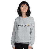 Barely Lit Black Logo Unisex Sweatshirt