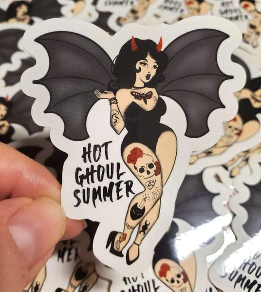 Hot Ghoul Summer Sticker