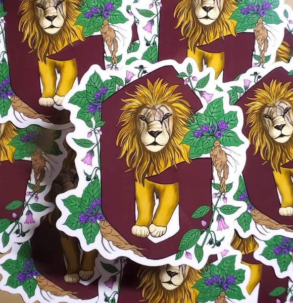 Gryffindor Lion Sticker