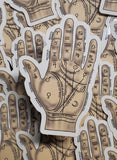 Palmistry Hand Sticker