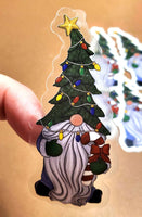 Yuletide Holiday Gnome Sticker