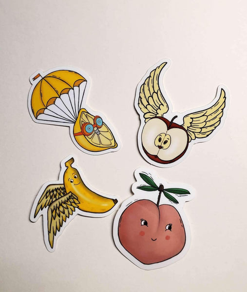 Fruit Flies Sticker Set