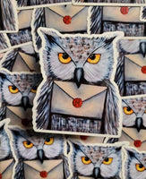School Owl Sticker