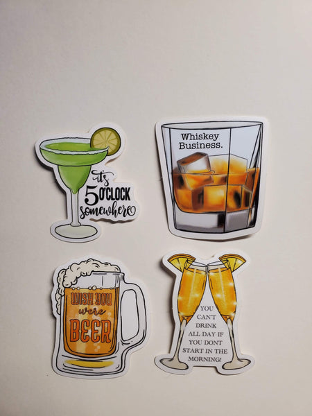 Beverages Sticker Set