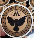 Owl Post Sticker