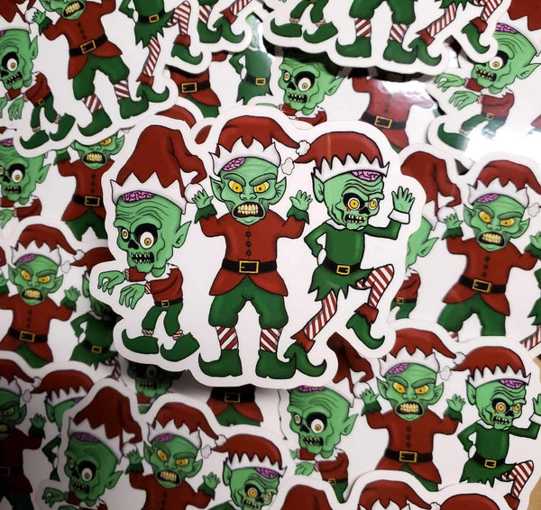 Zombie Elves Sticker