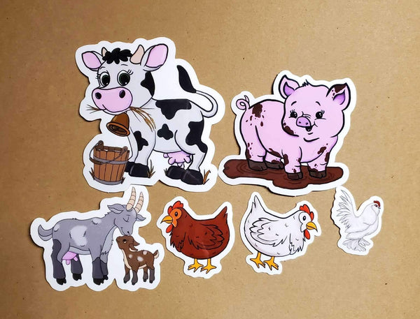 Farm Friends Sticker Set