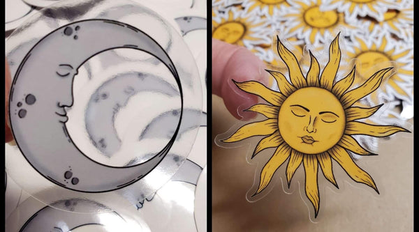 Sun and Moon Sticker Set