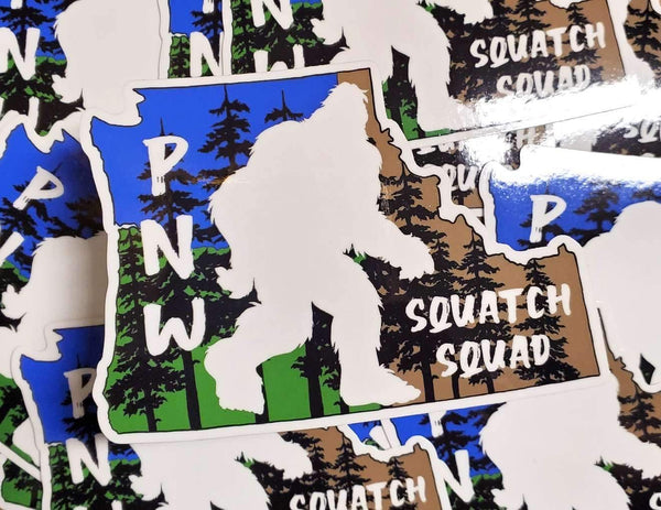 PNW Squatch Squad Sticker