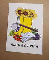 Hoe’n & Grow’n Art Print