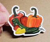 Pile of Peppers Sticker