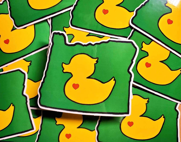 Oregon Duckie Sticker