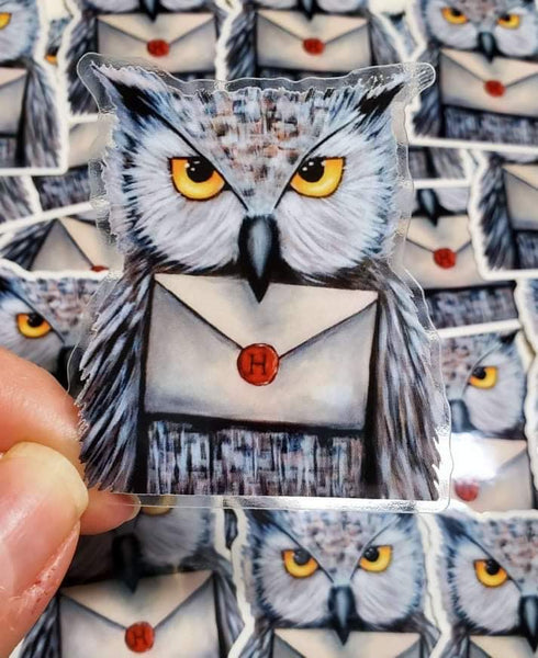School Owl Sticker