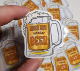 Wish you were Beer Sticker