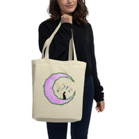 Witchy Cat Moon Eco Tote