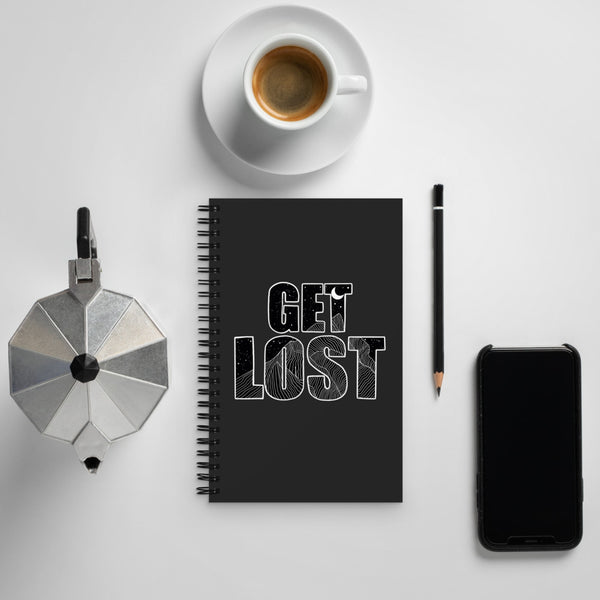Get Lost Spiral notebook